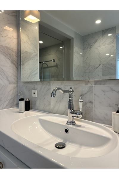 EMFA AKSESUAR Rustik Lavabo Bataryası Pirinç - Vintage Lavabo bataryası