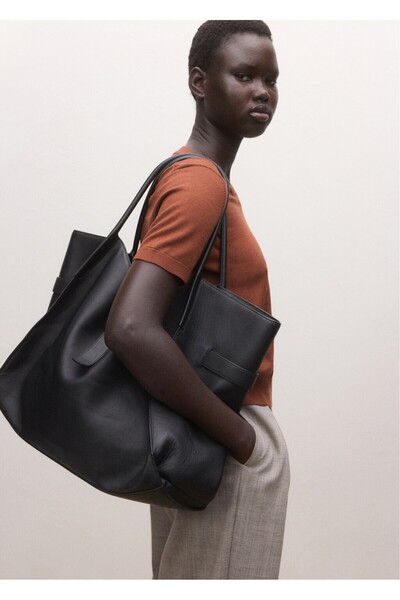 MANGO Woman %100 yün kısa kollu kazak