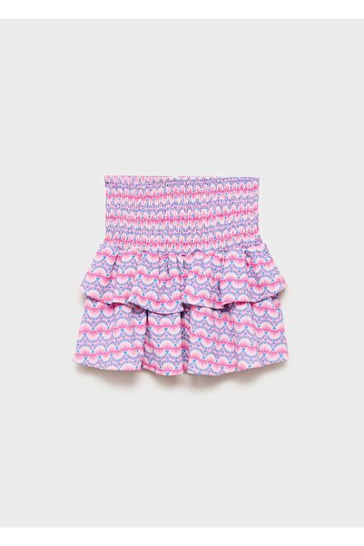 MANGO Kids Rock mit Rüschendruck