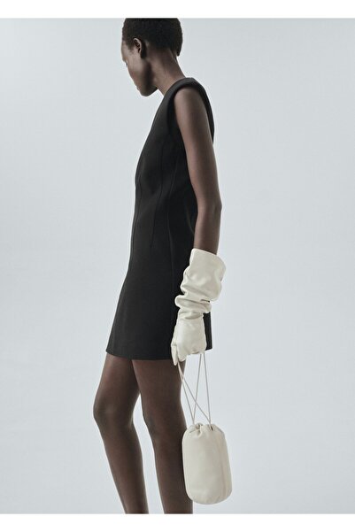 MANGO Woman Cepli kısa elbise