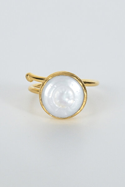 BE BLUE Handmade Stone Gold Ring