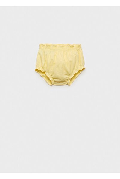 MANGO Baby Desenli pamuklu şort