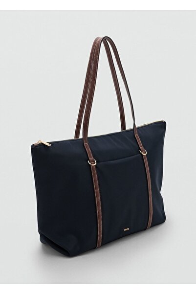 MANGO Woman Çift saplı shopper çanta