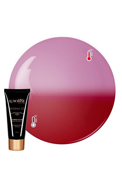 LUXORISE Polygel Thermo REVOMAX GEL Ruby Flaming, 30ml