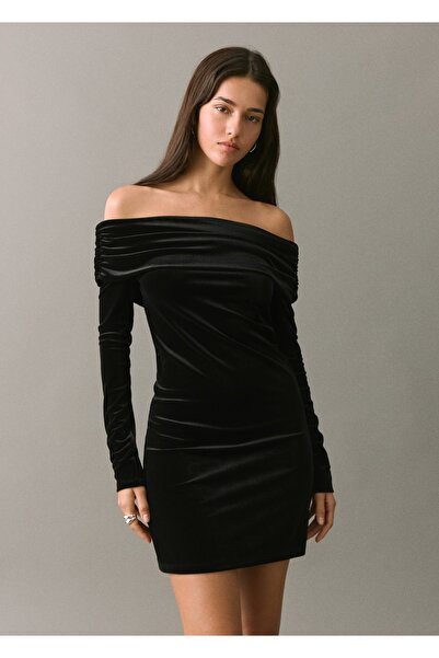 Mango Teen Straplez elbise