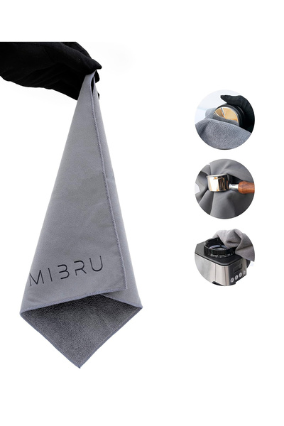 MIBRU Coffee microfiber tissue towel 30x30cm from mibru