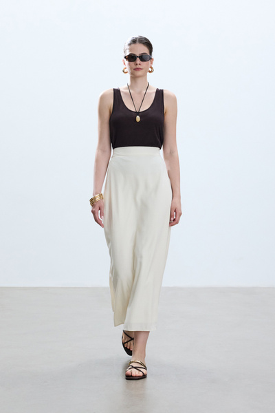 BE BLUE FUSTA KRINKIL ECRU