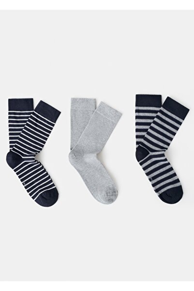MANGO Man 3'lü karma çorap