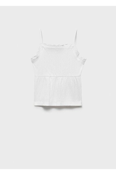 MANGO Kids Blouse with Embroidery Details