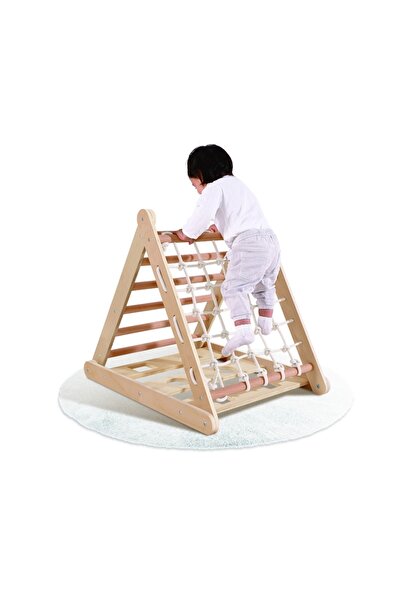 OEM Set de cățărat 3în1 pentru copii mici, triunghi de cățărat cu 3 laturi, M...