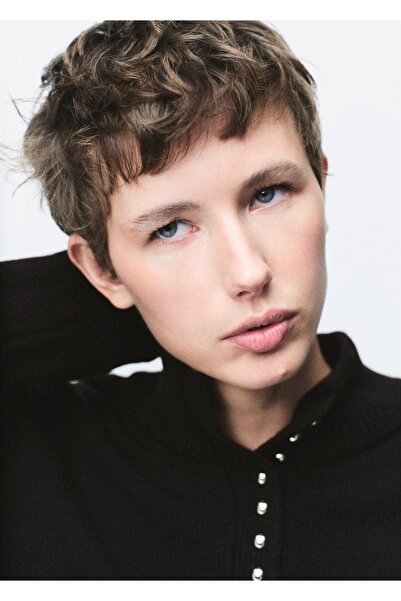 MANGO Woman Perkins yaka düğmeli kazak