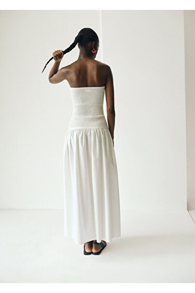 Mango Teen Straplez maksi elbise