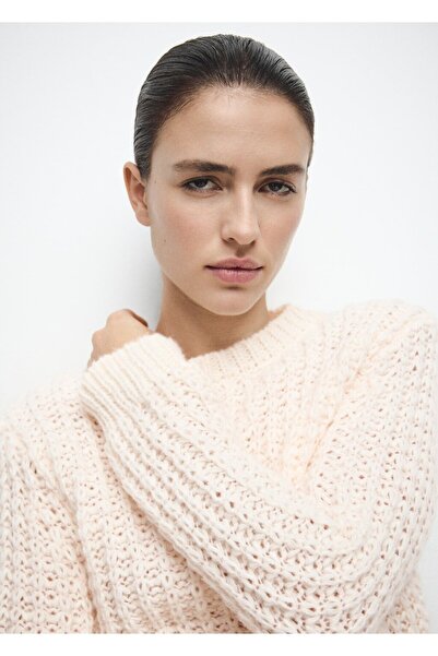 MANGO Woman Ajur örgü kazak