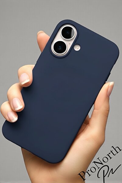 ProNorth حافظة متوافقة مع هاتف آيفون 16 مع شعار إطلاق ناعم وغطاء داخلي من الس...