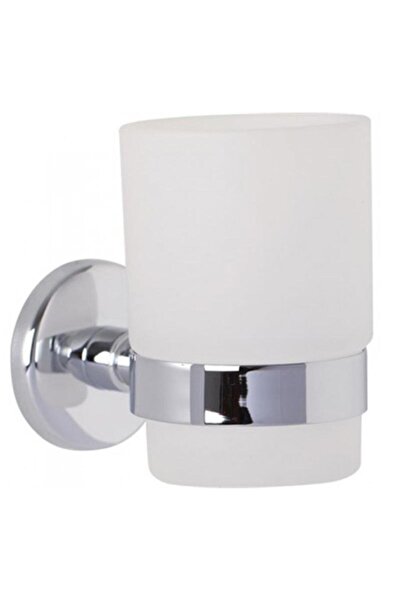 Eca Serel Banyo Bianca Βάση Οδοντόβουρτσας Γυαλί / Χρώμιο 140102003 E.C.A