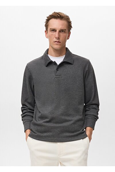 MANGO Man Regular kesim polo sweatshirt