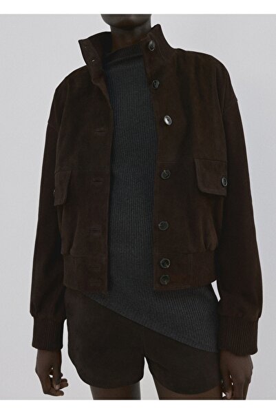 MANGO Woman Asimetrik yüksek yaka kazak