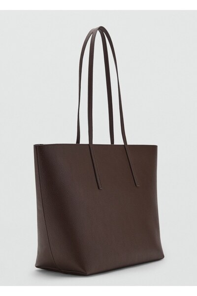 MANGO Woman Çift saplı shopper çanta