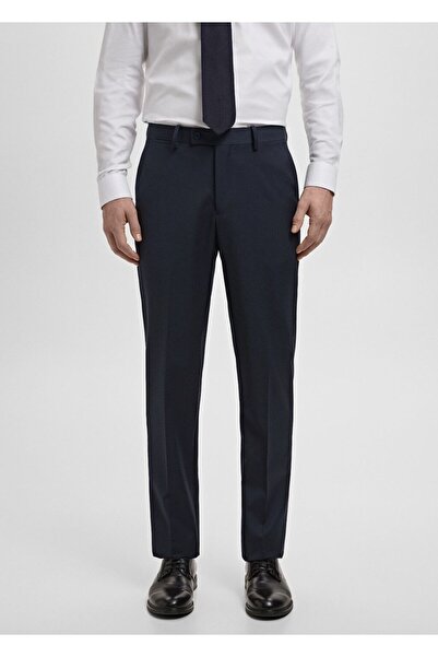 MANGO Man Turin %100 yün kumaş pantolon