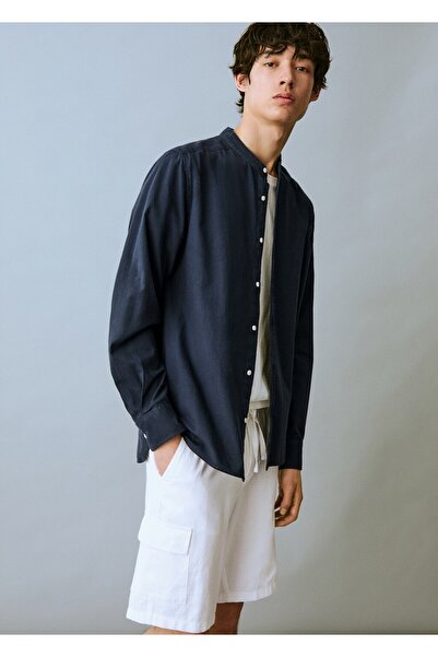 Mango Teen Keten kargo bermuda şort