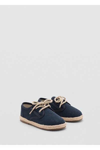 MANGO Baby Bağcıklı deri ayakkabı
