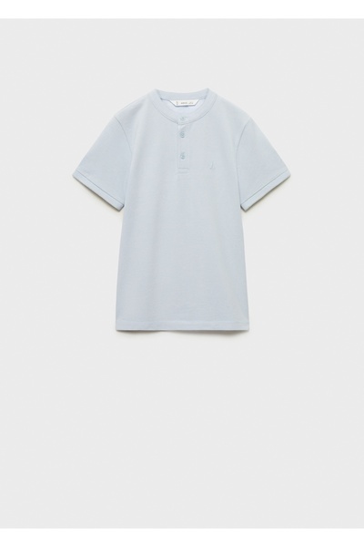 MANGO Kids Μπλουζάκι πόλο με γιακά δικαστή