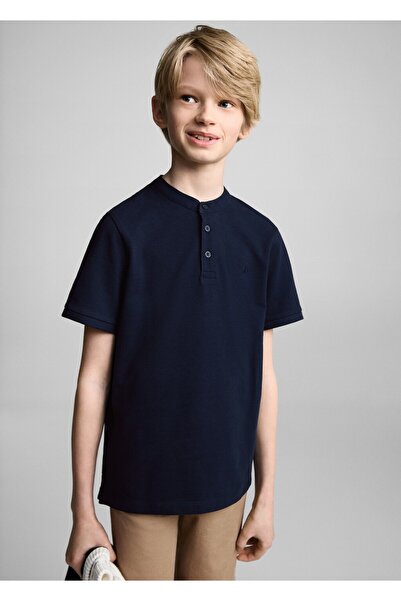 MANGO Kids Hakim yakalı polo tişört