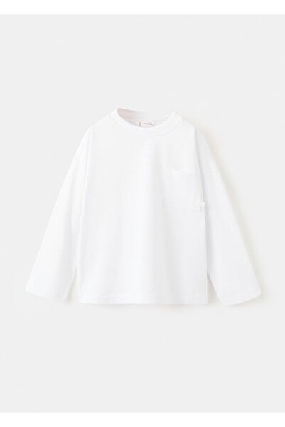 MANGO Baby Cepli pamuklu tişört