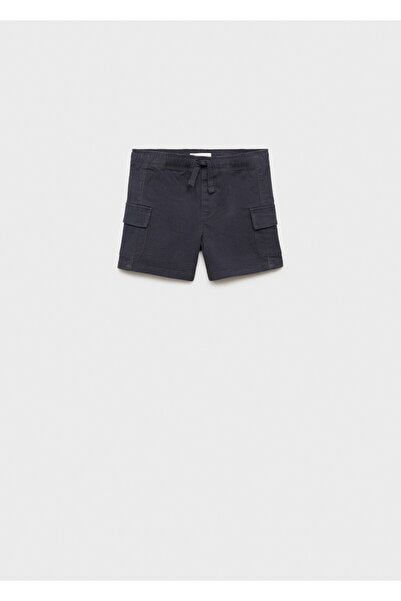 MANGO Baby İp detaylı kargo bermuda şort