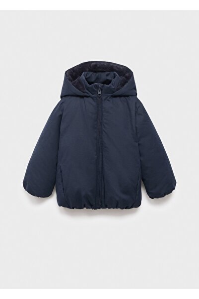 MANGO Baby Kapüşonlu kapitone anorak