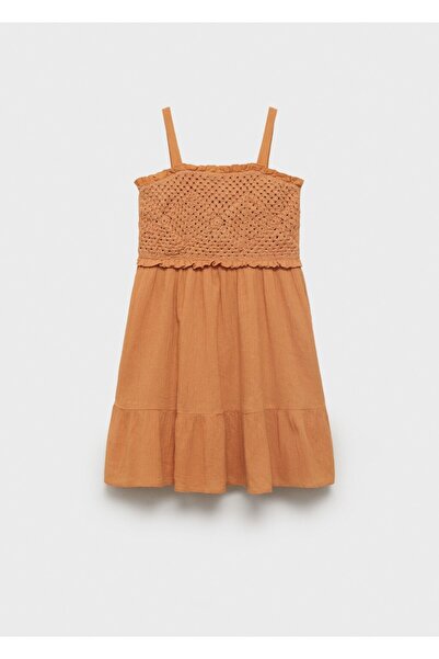 MANGO Kids Gehäkeltes Kleid