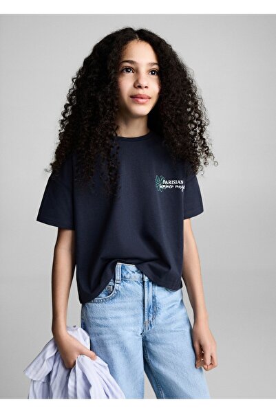 MANGO Kids Tricou cu scris