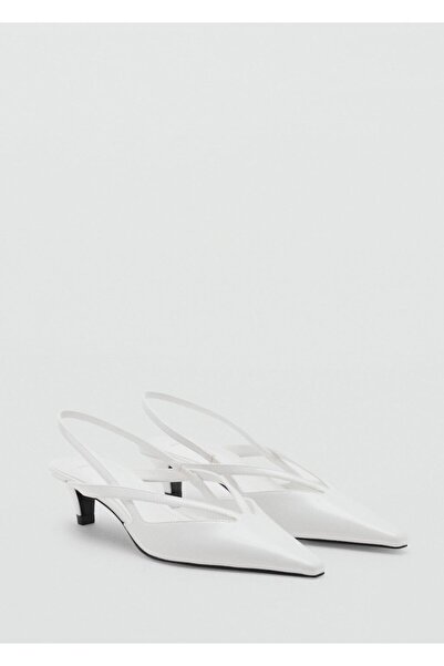 MANGO Woman Kitten topuklu sivri ayakkabı