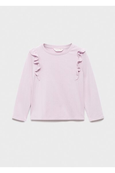 MANGO Baby Fırfırlı pamuklu tişört