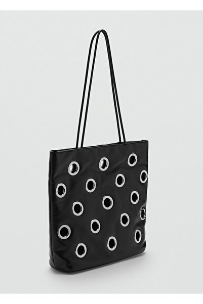 MANGO Woman Delikli omuz çantası