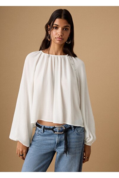 Mango Teen Lureks detaylı bluz