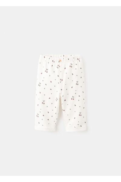 MANGO Baby Desenli pamuklu jogger pantolon