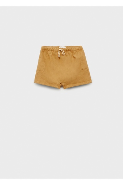 MANGO Baby Keten pamuklu şort