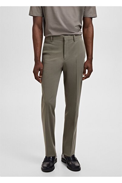 MANGO Man Süper slim fit streç kumaştan kumaş pantolon
