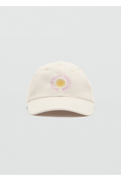 MANGO Kids Visierhut aus Baumwolle