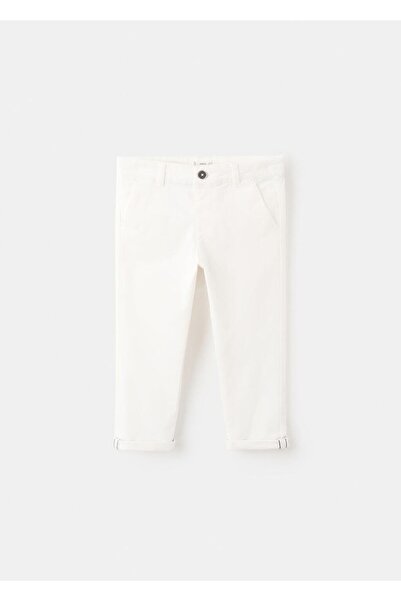 MANGO Baby Pamuklu chino pantolon