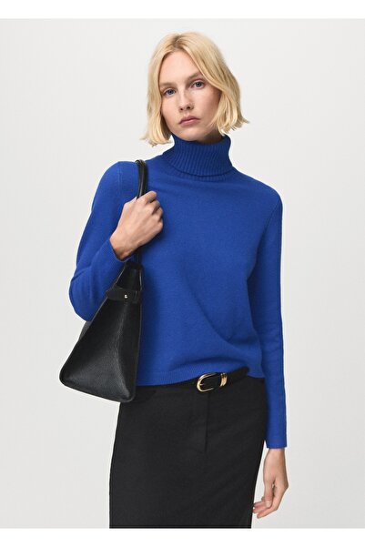 MANGO Woman Balıkçı yaka triko kazak