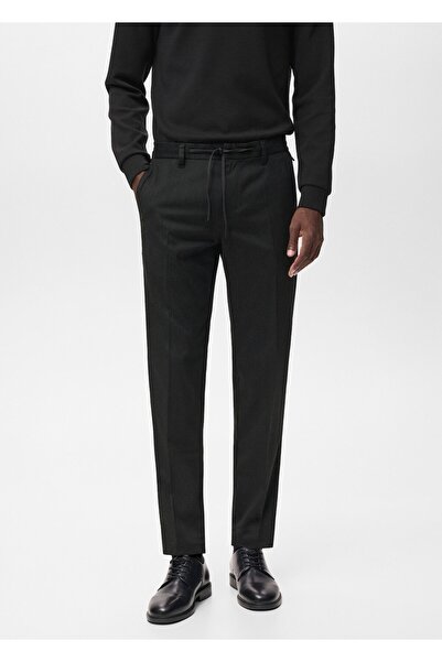 MANGO Man Thermolite® Slim fit flanel pantolon