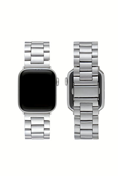 PSGT Apple Watch Uyumlu S10 S11 -46mm (42/44/45/49)mm Paslanmaz Çelik Modernfit