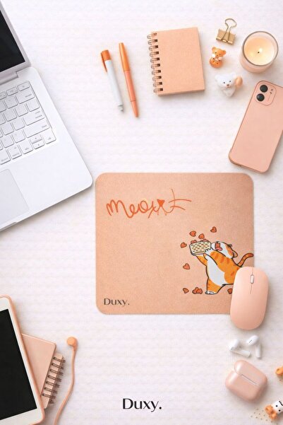 Duxy Χαριτωμένο mouse pad με σχέδια, 23x19 εκ., αντιολισθητική βάση, άνετο κα...
