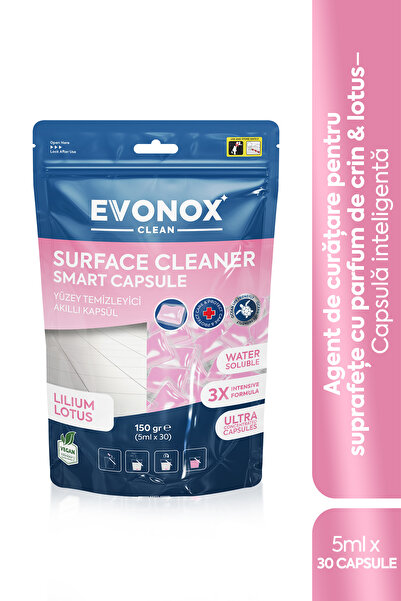 Evonox Clean Capsule Inteligente pentru Curățarea Suprafețelor cu Parfum de C...