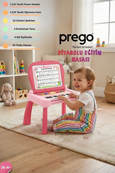 Prego Toys Piyanolu Eğitim Masası