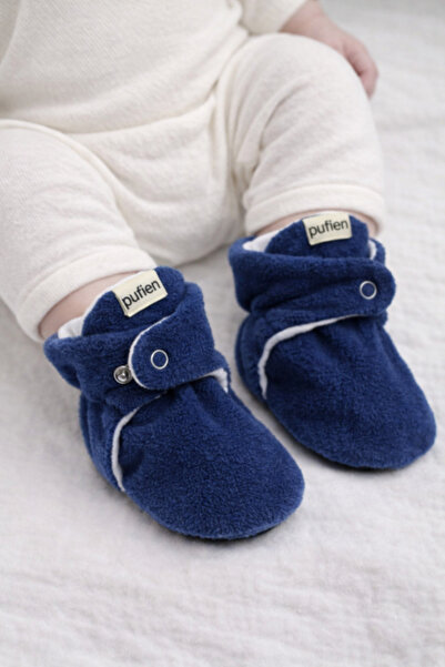 pufien بطانة من القطن العضوي، أحذية بيبي فيرست ستيب، نعل مضاد للانزلاق، شبشب ...