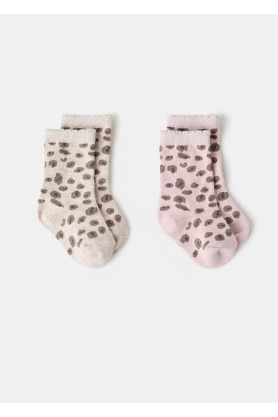 MANGO Baby 2'li çorap