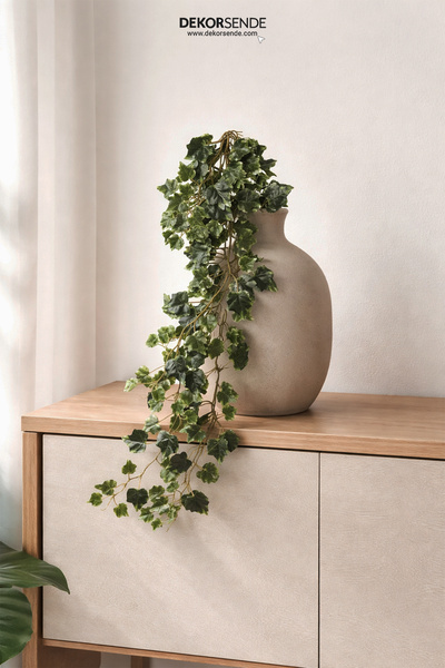 Dekorsende Yapay Hedera Sarmaşık Alacalı Yeşil 105 cm